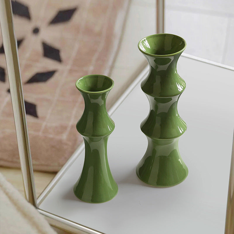 New Retro Ceramics Are Rising Steadily, New Chinese-Style Ceramic Vases, High-End Home Entrance, Desktop Office Decorations