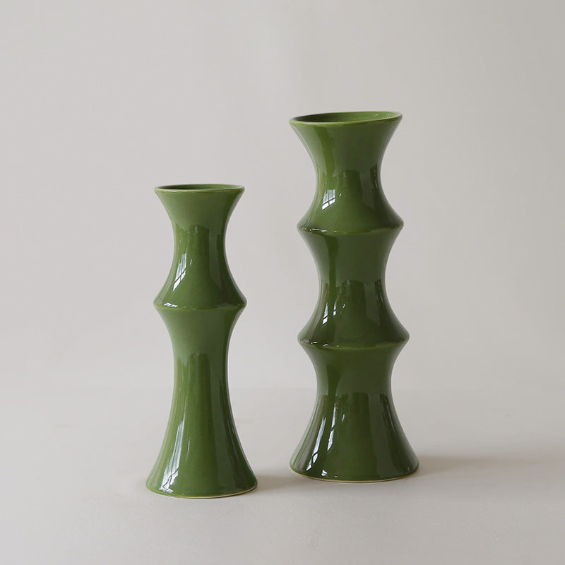 New Retro Ceramics Are Rising Steadily, New Chinese-Style Ceramic Vases, High-End Home Entrance, Desktop Office Decorations