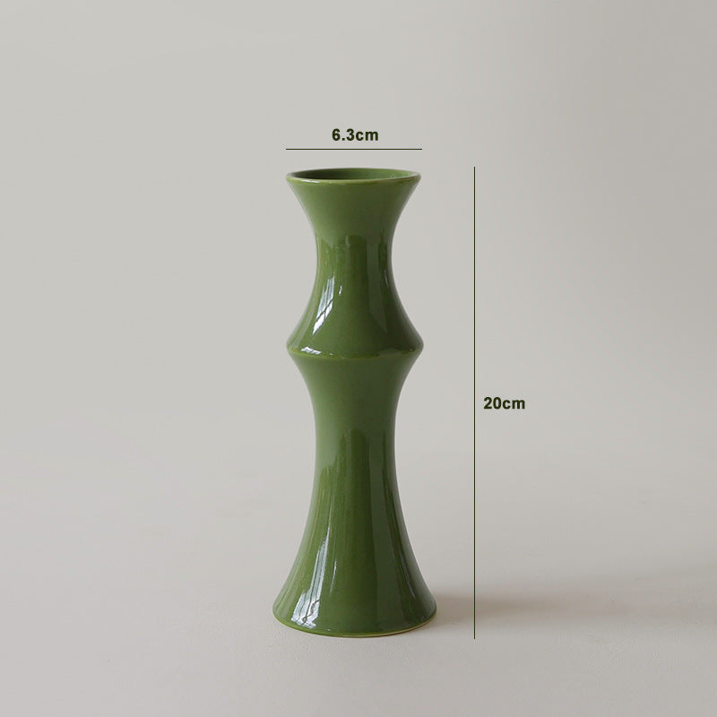 New Retro Ceramics Are Rising Steadily, New Chinese-Style Ceramic Vases, High-End Home Entrance, Desktop Office Decorations