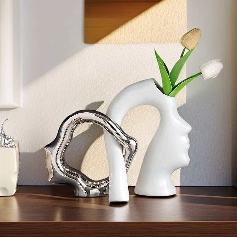 Modern Light Luxury Vase Ornaments, Living Room Dining Table, Home Accessories, Tv Cabinet, Advanced Decoration, Entrance Hall Artwork, Ceramics