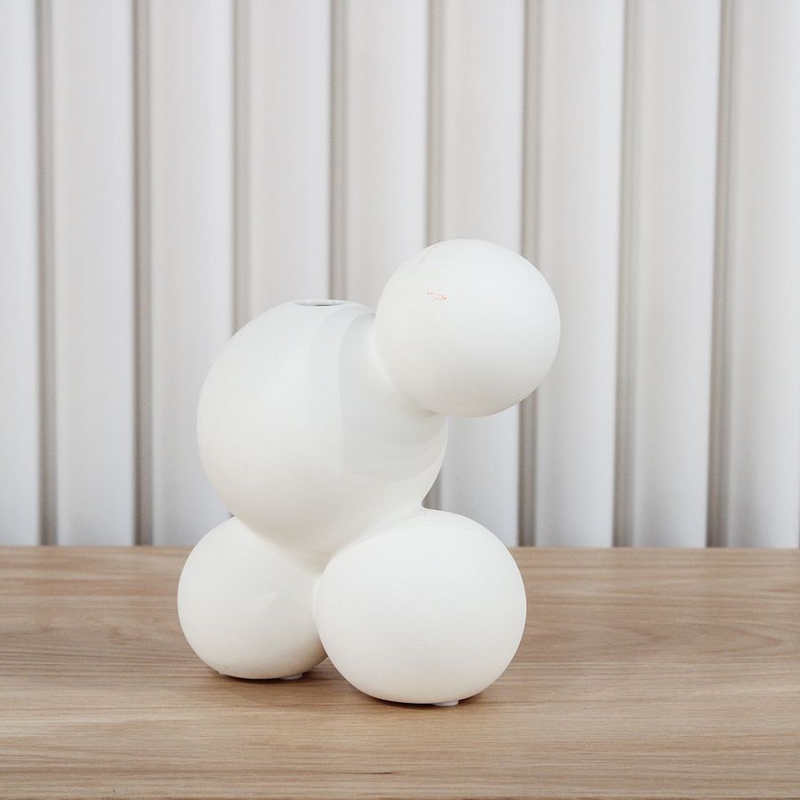 Ins Style Modern Vase Ceramic White Art Flower Vessel Living Room Desktop Creative Decoration Ornaments