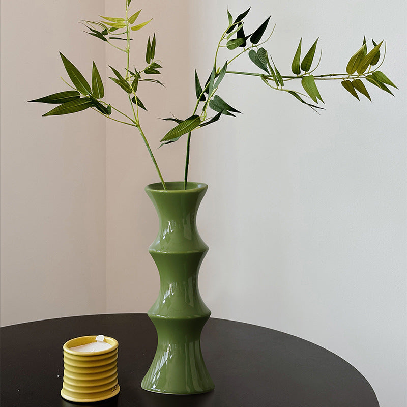 New Retro Ceramics Are Rising Steadily, New Chinese-Style Ceramic Vases, High-End Home Entrance, Desktop Office Decorations