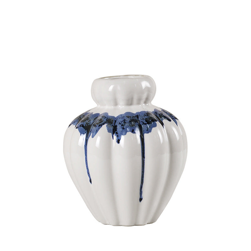 High-End Ceramic Vase Living Room Bedroom Decoration Nordic Modern Simple Hydroponic Flower Device