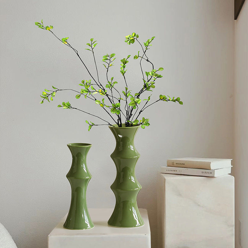 New Retro Ceramics Are Rising Steadily, New Chinese-Style Ceramic Vases, High-End Home Entrance, Desktop Office Decorations